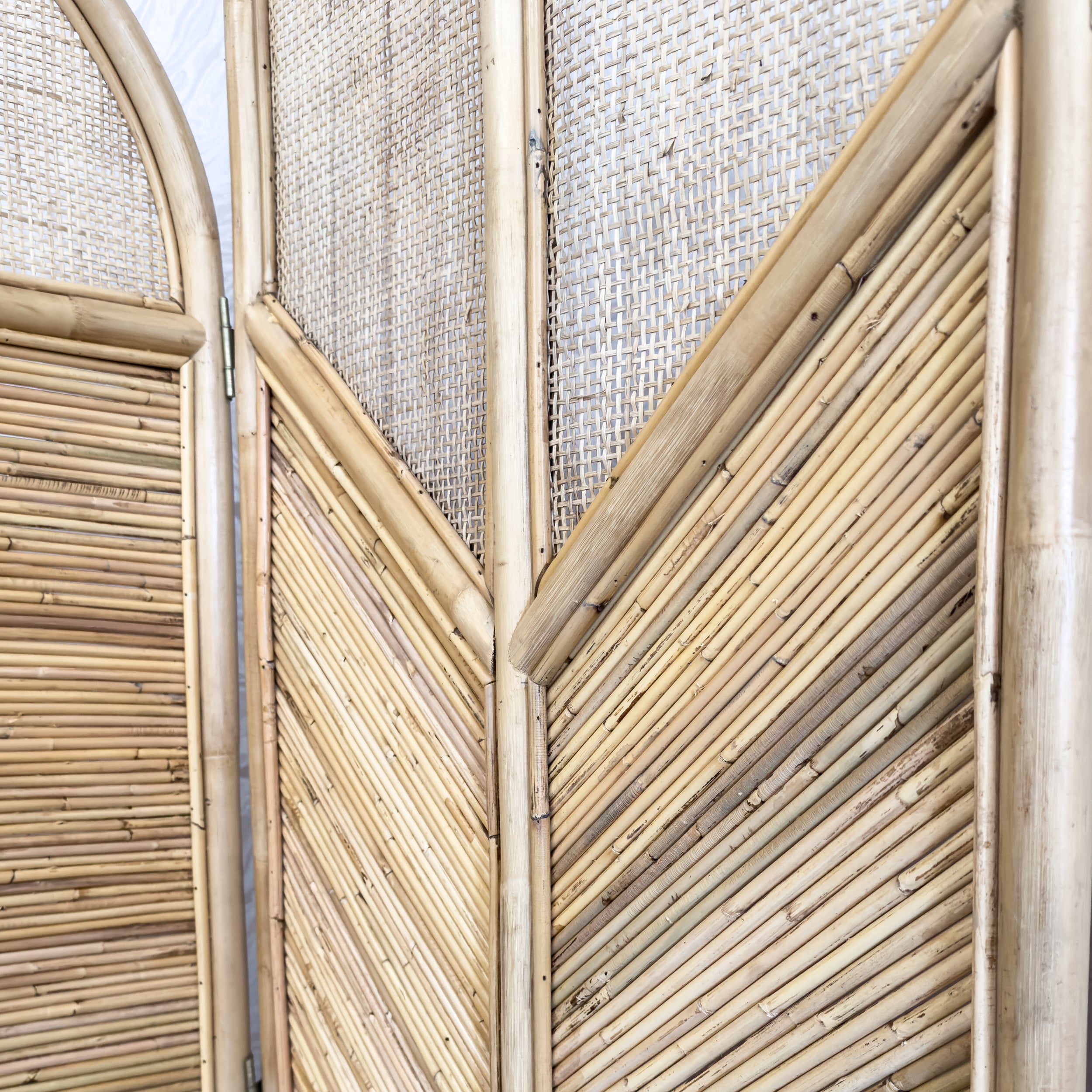 Mahina Eva 3 Panel Rattan Screen – Shropshire Design
