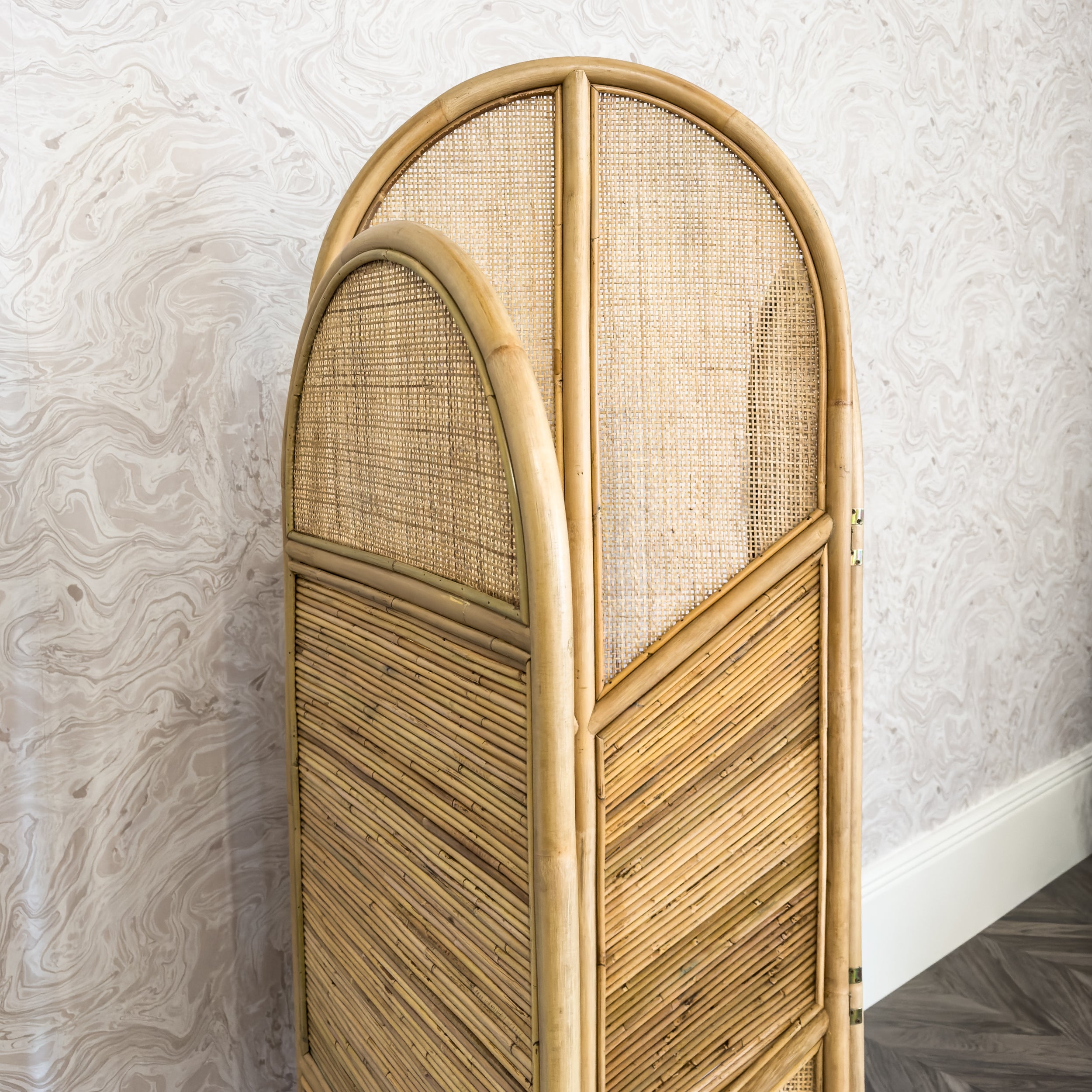 Mahina Eva 3 Panel Rattan Screen – Shropshire Design