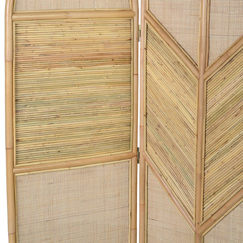Pvc Rattan Screen Mahina Eva 3 Panel Rattan Screen – Shropshire Design