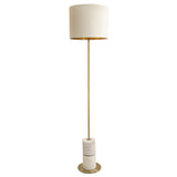 RV Astley Robyn Floor Lamp – White Marble