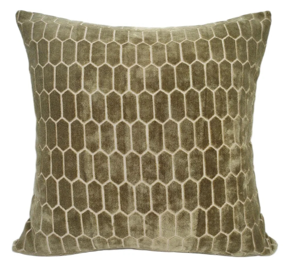 Malini Albie Large Cushion – Olive