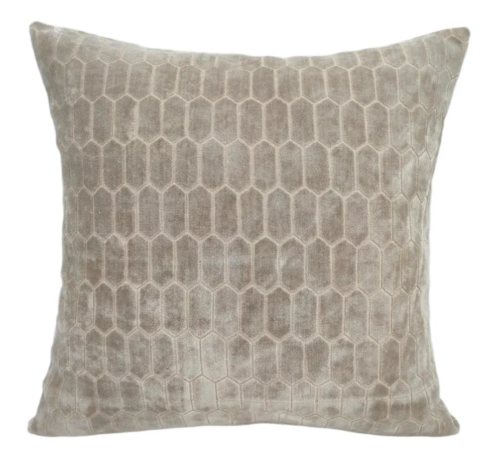 Malini Albie Large Cushion – Taupe