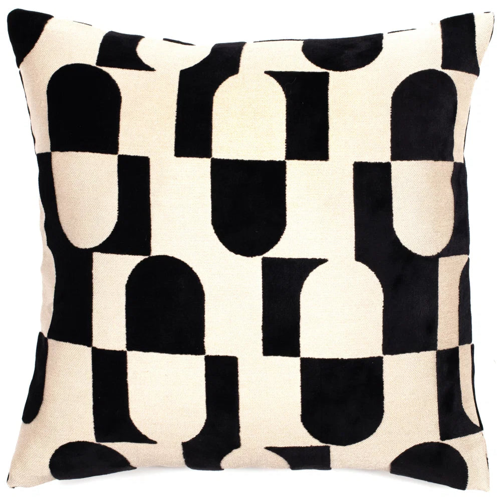 Malini Paul Moneypenny Chillpill Large Cushion – Black