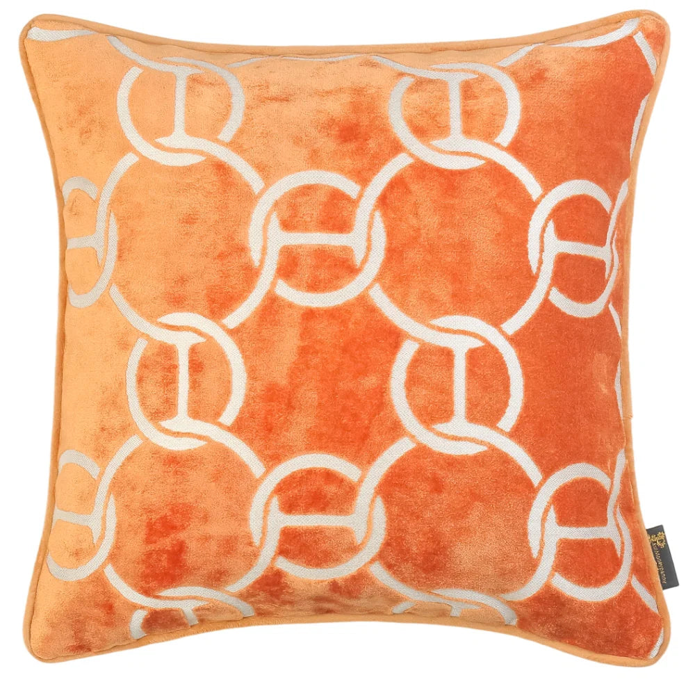Malini Paul Moneypenny Hookup Large Cushion – Orange