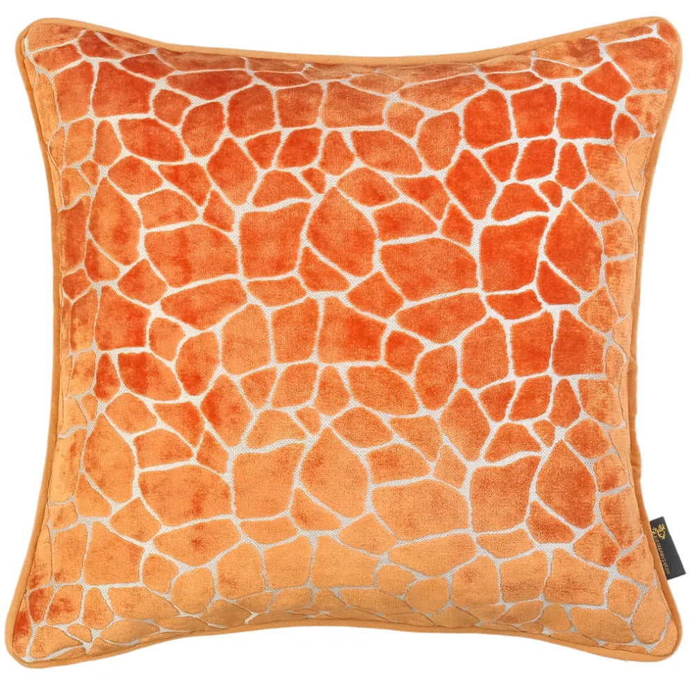 Malini Paul Moneypenny Large Necking Cushion – Orange