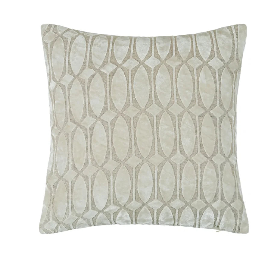 Malini Paul Moneypenny OfftheRails Large Cushion – Ivory
