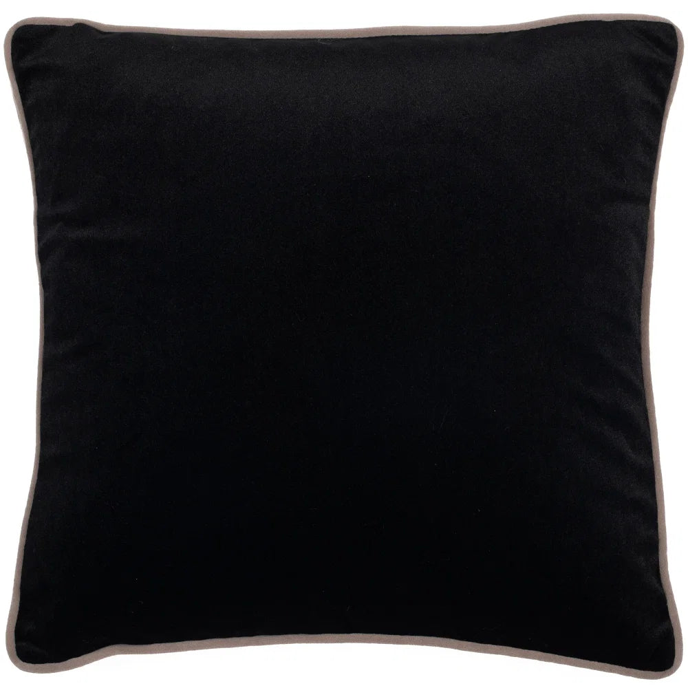 Malini Paul Moneypenny Twofaced Large Cushion – Black & Cream