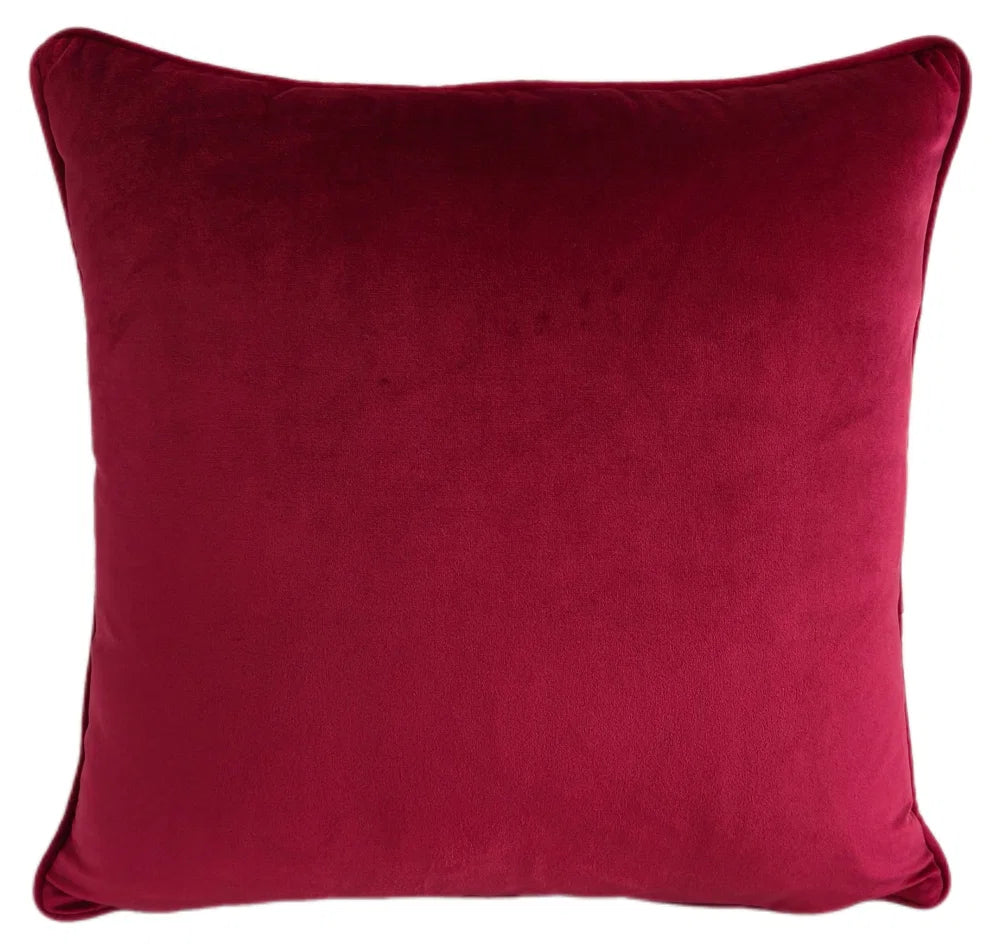 Malini Paul Moneypenny Twofaced Large Cushion – Teal And Fuschia