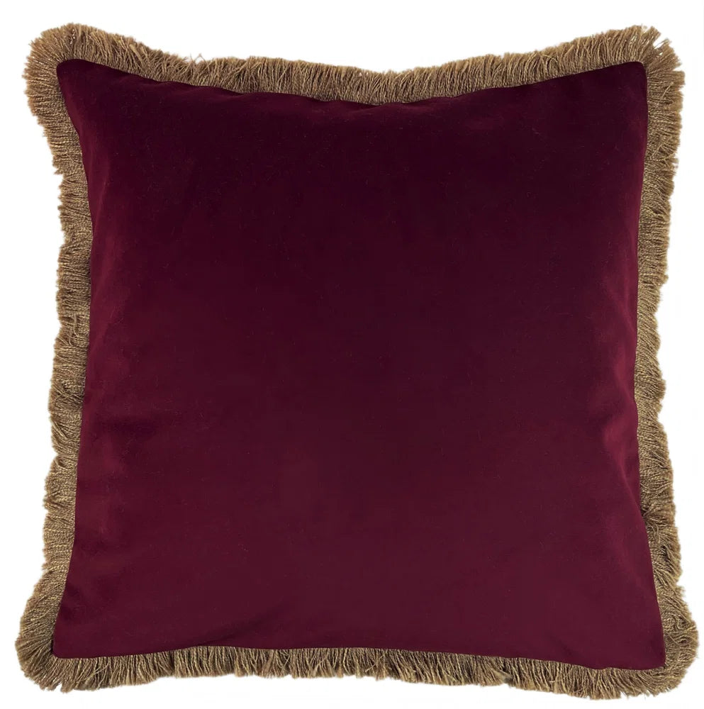 Malini Verona Cushion – Claret