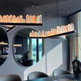 Maretti Lighting Crystal Y Crown Chandelier – Black