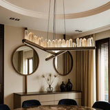 Maretti Lighting Crystal Y Crown Chandelier – Bronze