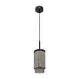 Maretti Lighting Fringes Hanging Lamp – Black – 16cm