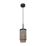 Maretti Lighting Fringes Hanging Lamp – Black – 16cm