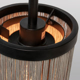 Maretti Lighting Fringes Hanging Lamp – Black – 16cm