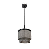 Maretti Lighting Fringes Hanging Lamp – Black – 30cm