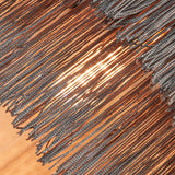 Maretti Lighting Fringes Hanging Lamp – Black – 30cm