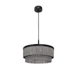 Maretti Lighting Fringes Hanging Lamp – Black – 45cm