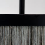 Maretti Lighting Fringes Hanging Lamp – Black – 45cm
