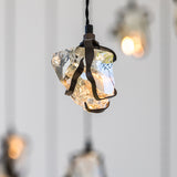 Maretti Lighting Glass Jewel Pendant 3 Light Spreader – Bronze