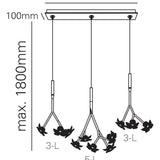 Maretti Lighting Hortense – 11 Light Rectangular Hanging Lamp – Bronze