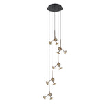 Maretti Lighting Hortense – 15 Light Round Hanging Lamp – Bronze