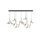 Maretti Lighting Hortense – 33 Light Rectangular Hanging Lamp – Bronze