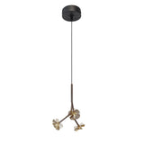 Maretti Lighting Hortense – 3 Light Round Hanging Lamp – Bronze