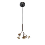 Maretti Lighting Hortense – 5 Light Round Hanging Lamp – Bronze