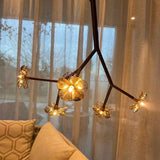 Maretti Lighting Hortense – 5 Light Round Hanging Lamp – Bronze