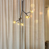 Maretti Lighting Hortense – 7 Light Round Hanging Lamp – Bronze