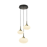 Maretti Lighting Paradiso Ceiling Light – 3 Light – Opal Glass