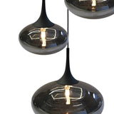 Maretti Lighting Paradiso Ceiling Light – 3 Light – Smoked Glass