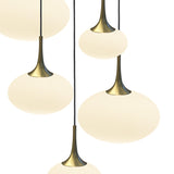 Maretti Lighting Paradiso Ceiling Light – 5 Light – Opal Glass