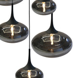 Maretti Lighting Paradiso Ceiling Light – 5 Light – Smoked Glass