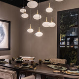Maretti Lighting Paradiso Oval Ceiling Light – 10 Light – Opal Glass
