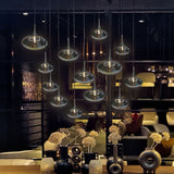 Maretti Lighting Paradiso Oval Ceiling Light – 13 Light – Smoked Glass