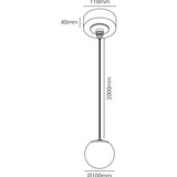 Maretti Lighting Venetian Hanging Lamp – 10cm