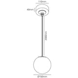 Maretti Lighting Venetian Hanging Lamp – 15cm