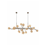 Maretti Lighting Vernazza Chandelier – 18 Lights – Amber