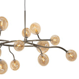 Maretti Lighting Vernazza Chandelier – 18 Lights – Amber