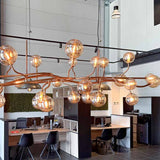 Maretti Lighting Vernazza Chandelier – 27 Lights – Amber