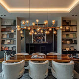 Maretti Lighting Vernazza Chandelier – 27 Lights – Amber