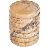 Margot Stool – Breccia Marble
