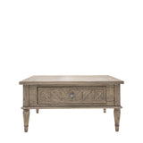 Marina Square Coffee Table – 2 Drawers