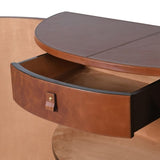 Mason Dome Cabinet – Tan Leather