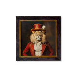 Maximum Mane – Circus Master Lion – Oxford Square Frame
