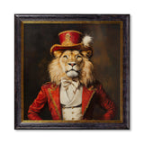 Maximum Mane – Circus Master Lion – Oxford Square Frame