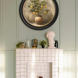 Mediterranean Lemon Tree – Oxford Round Frame