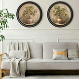 Mediterranean Lemon Tree – Oxford Round Frame