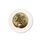 Mediterranean Lemon Tree – Oxford Strong White Round Frame